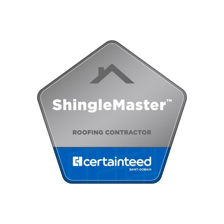 Single Master Roofing Contractor Badge in Springfield, MO