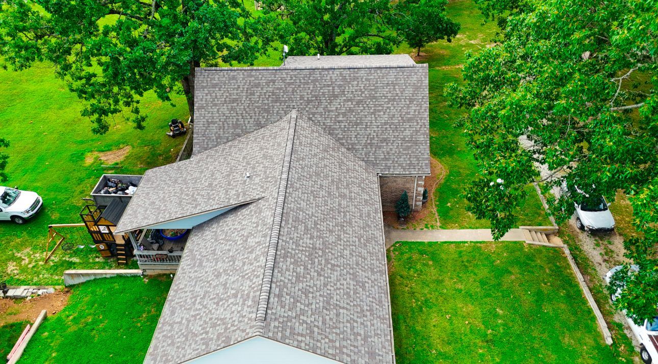 Side view of home with new siding by our top siding company in Springfield, MO