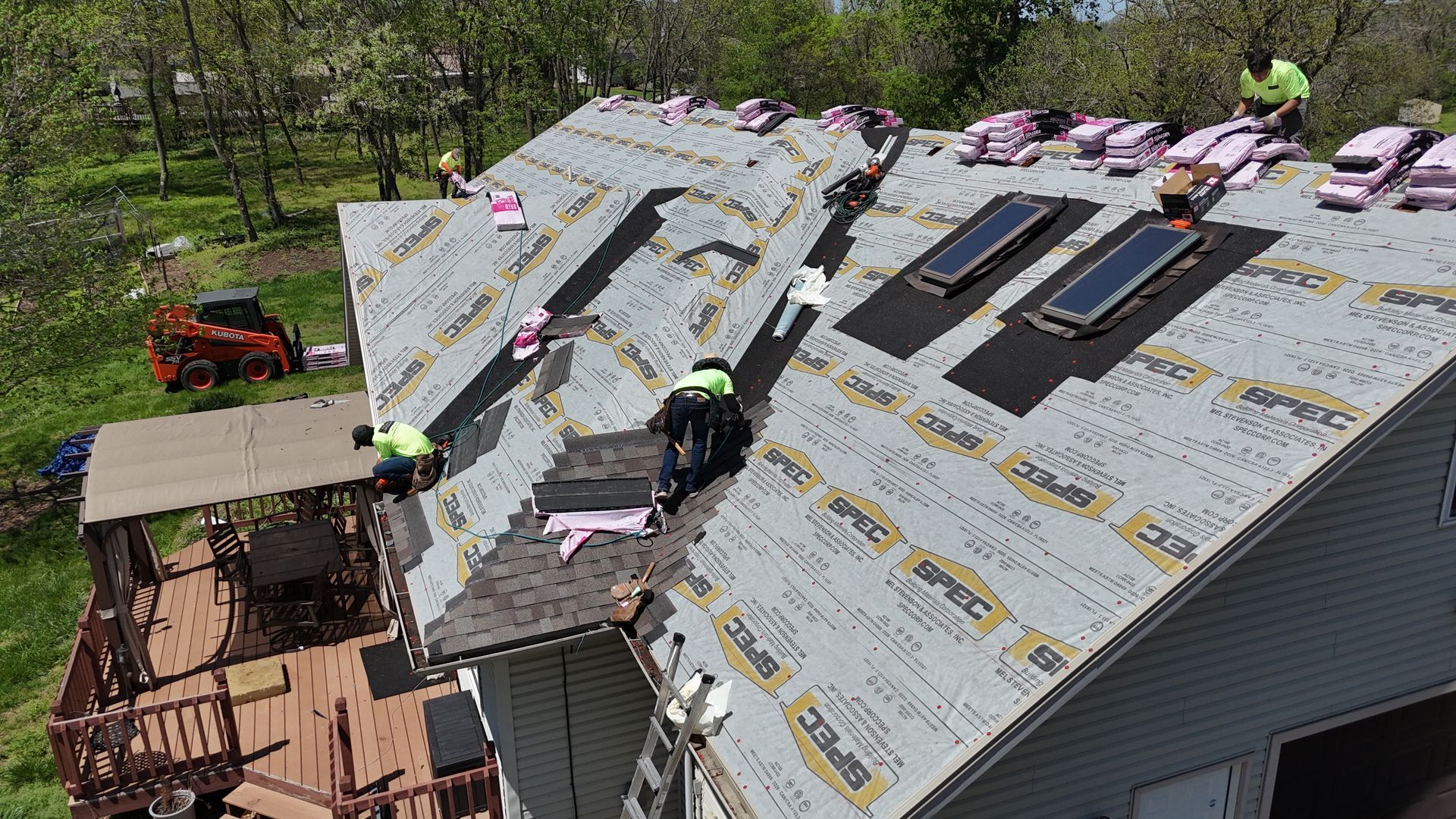 Home with new roof and siding by top exterior home contractor in Springfield, MO
