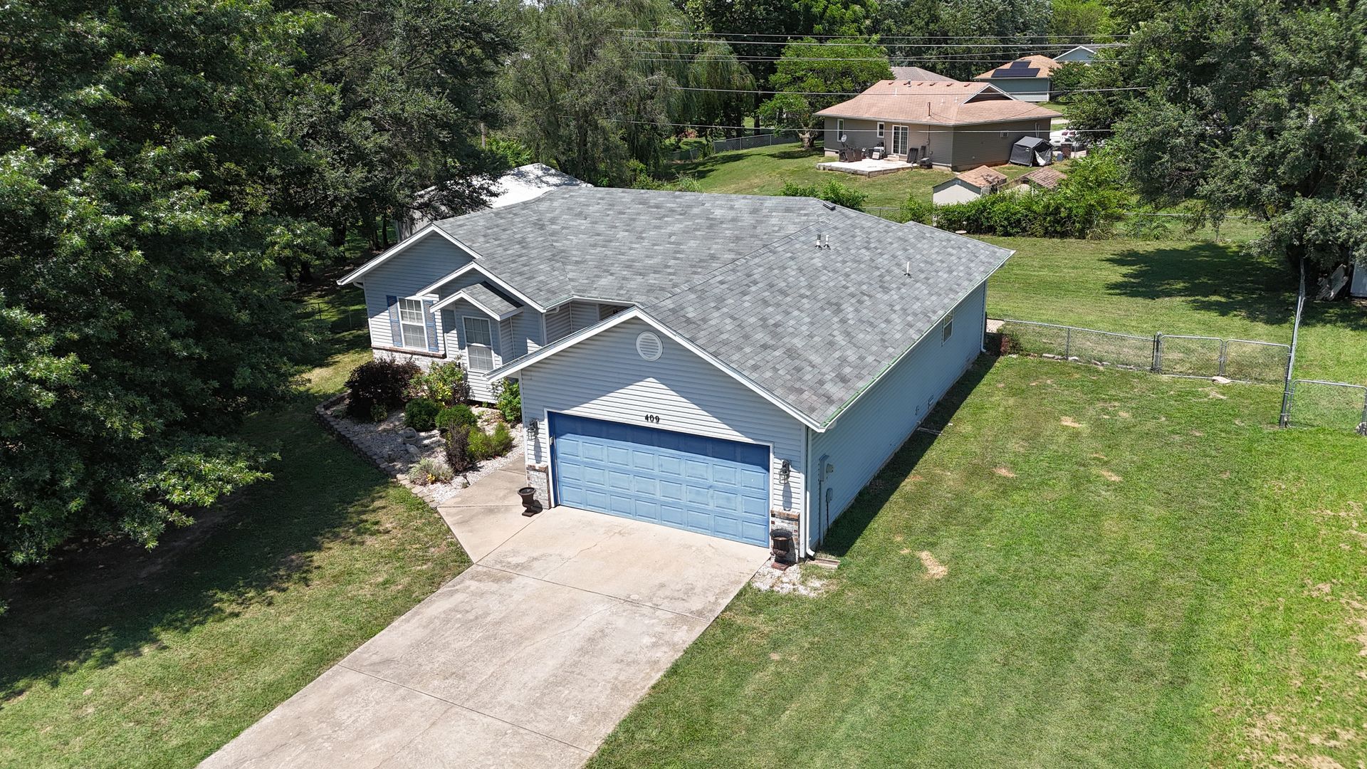 Updated home with new siding from siding company in Springfield MO