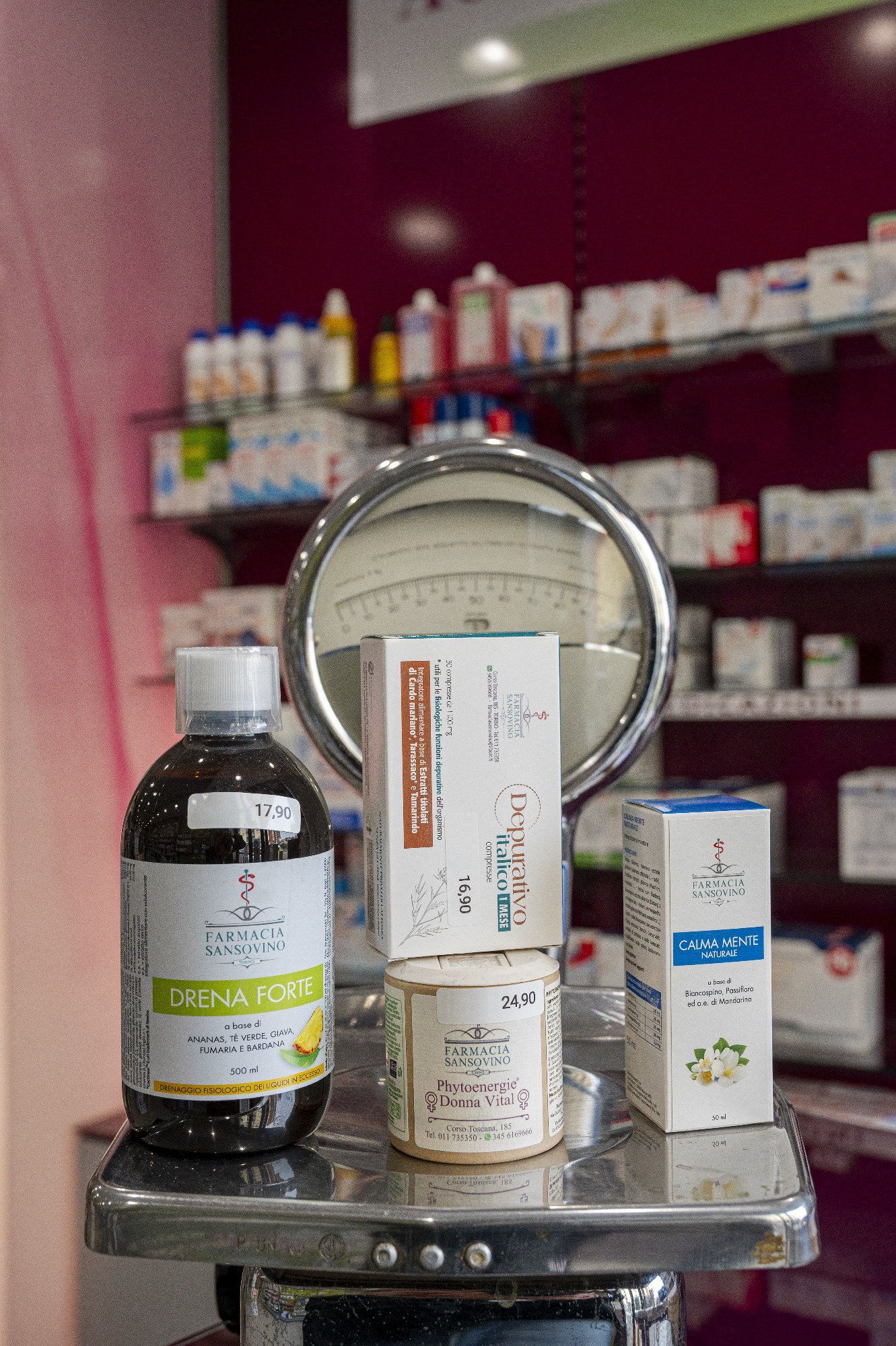 integratori drenanti Farmacia Sansovino Torino