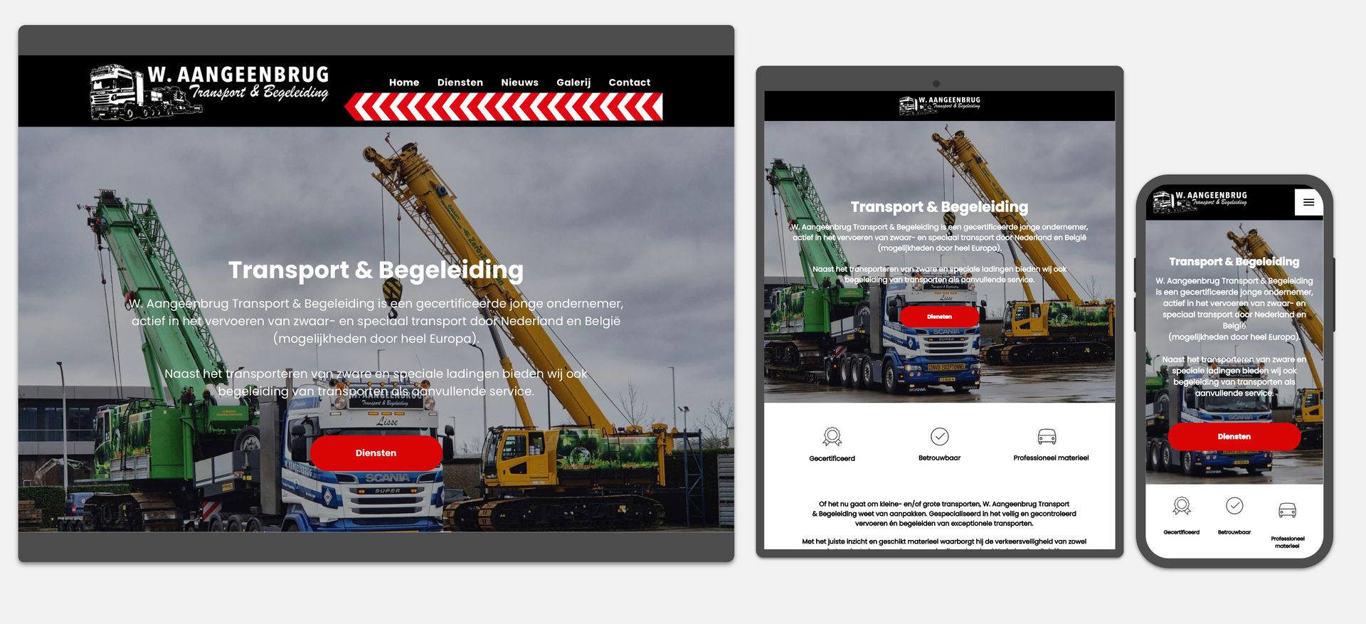 W. Aangeenbrug Transport & Begeleiding