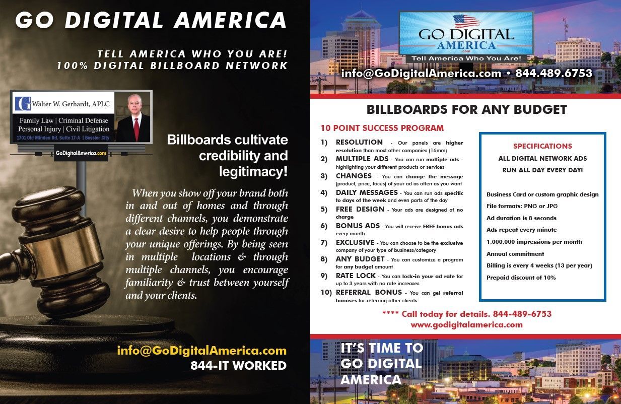 A poster that says go digital america on it