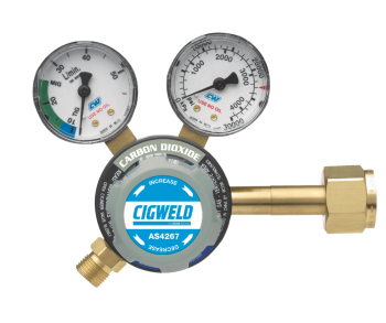 CIGWELD WELDSKILL CO2 REGULATOR SI 20LPM
