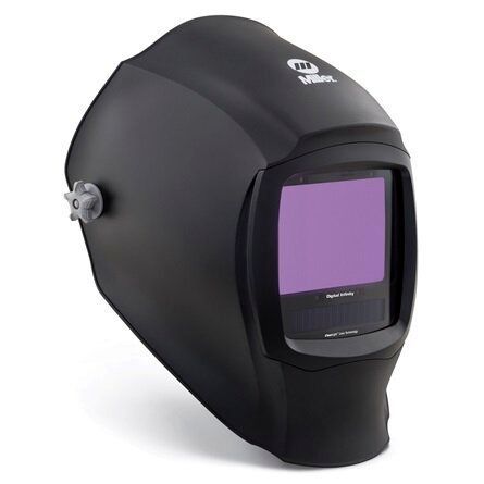 miller digital infinity welding helmet black with clear light lens