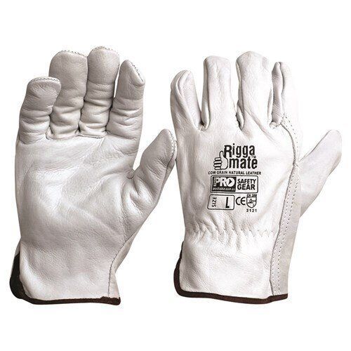 RIGGAMATE NATURAL COWGRAIN GLOVES