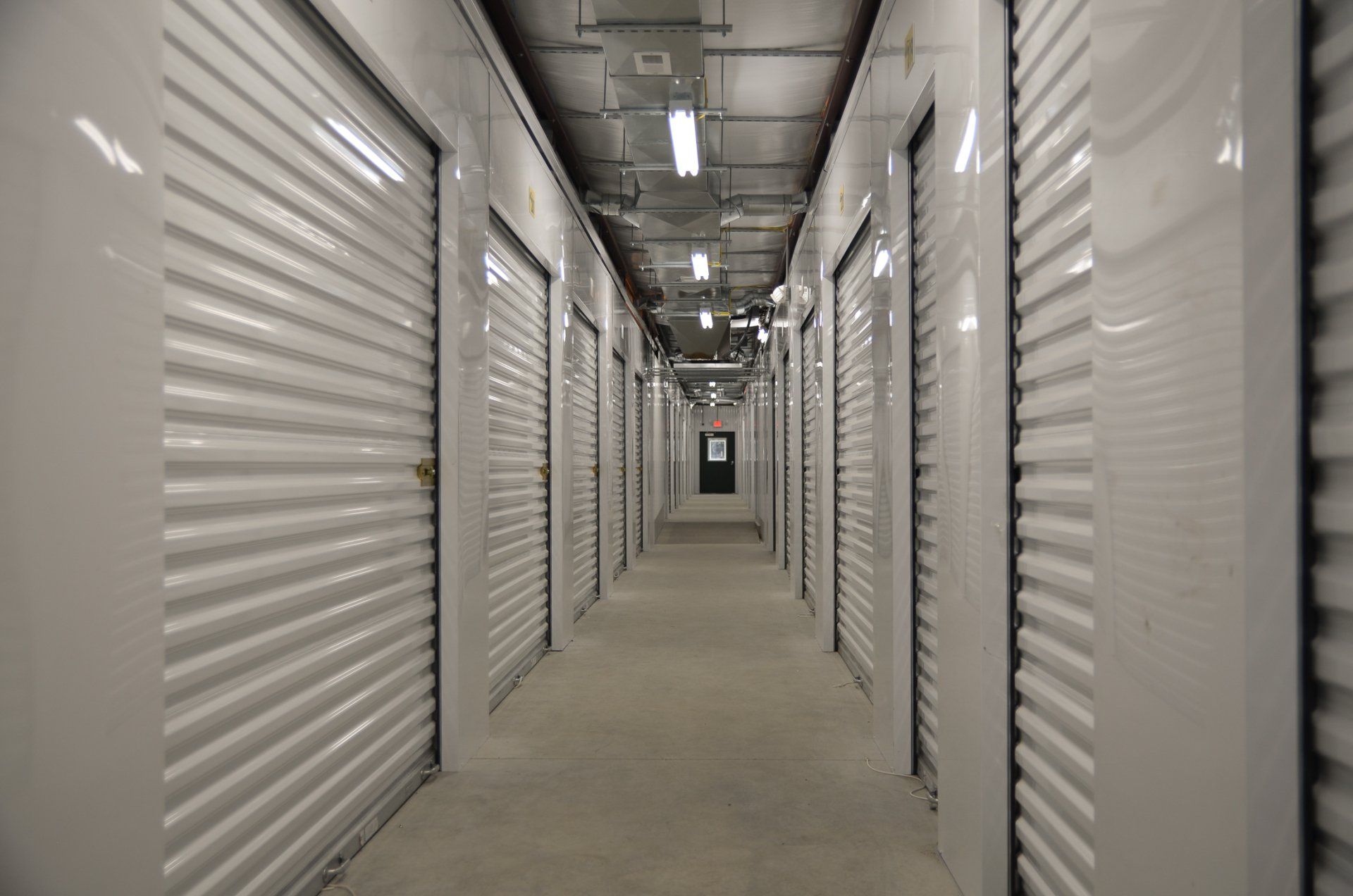 A row of self-storage units in Louisville, KY