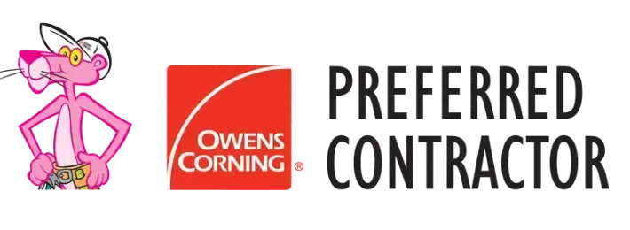 The pink panther is a preferred contractor for owens corning