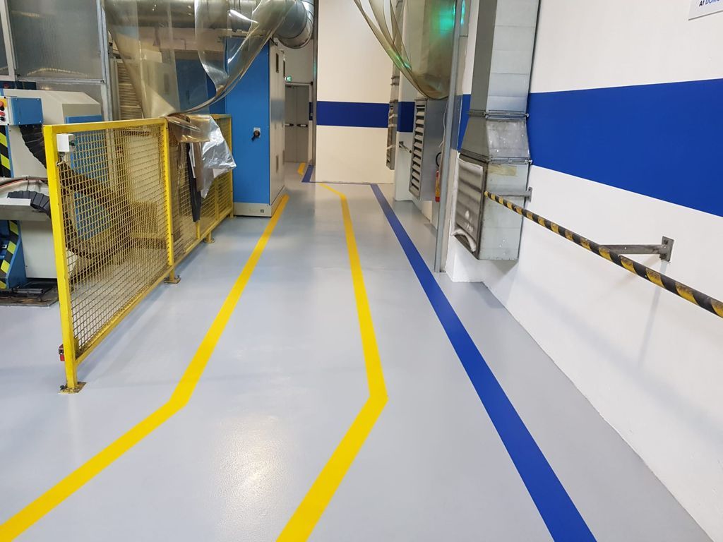 PAvimento in resina su un balcone