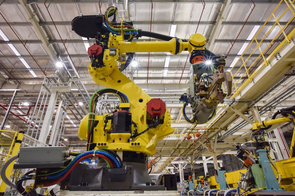 Machine Welding for the Production Line of Vehicle Industrial Factory — Cairns Electrical Rewinds & Repairs In Bungalow, QLD