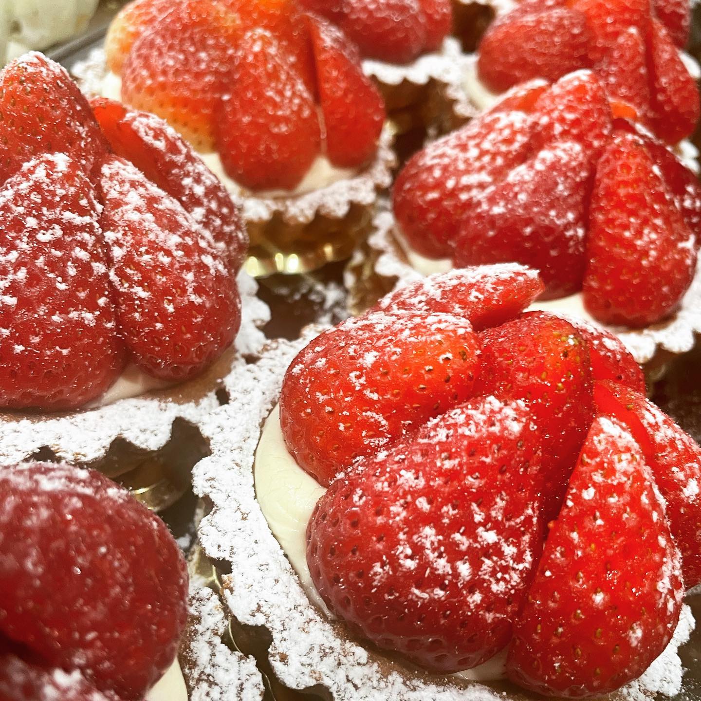 tartine alle fragole