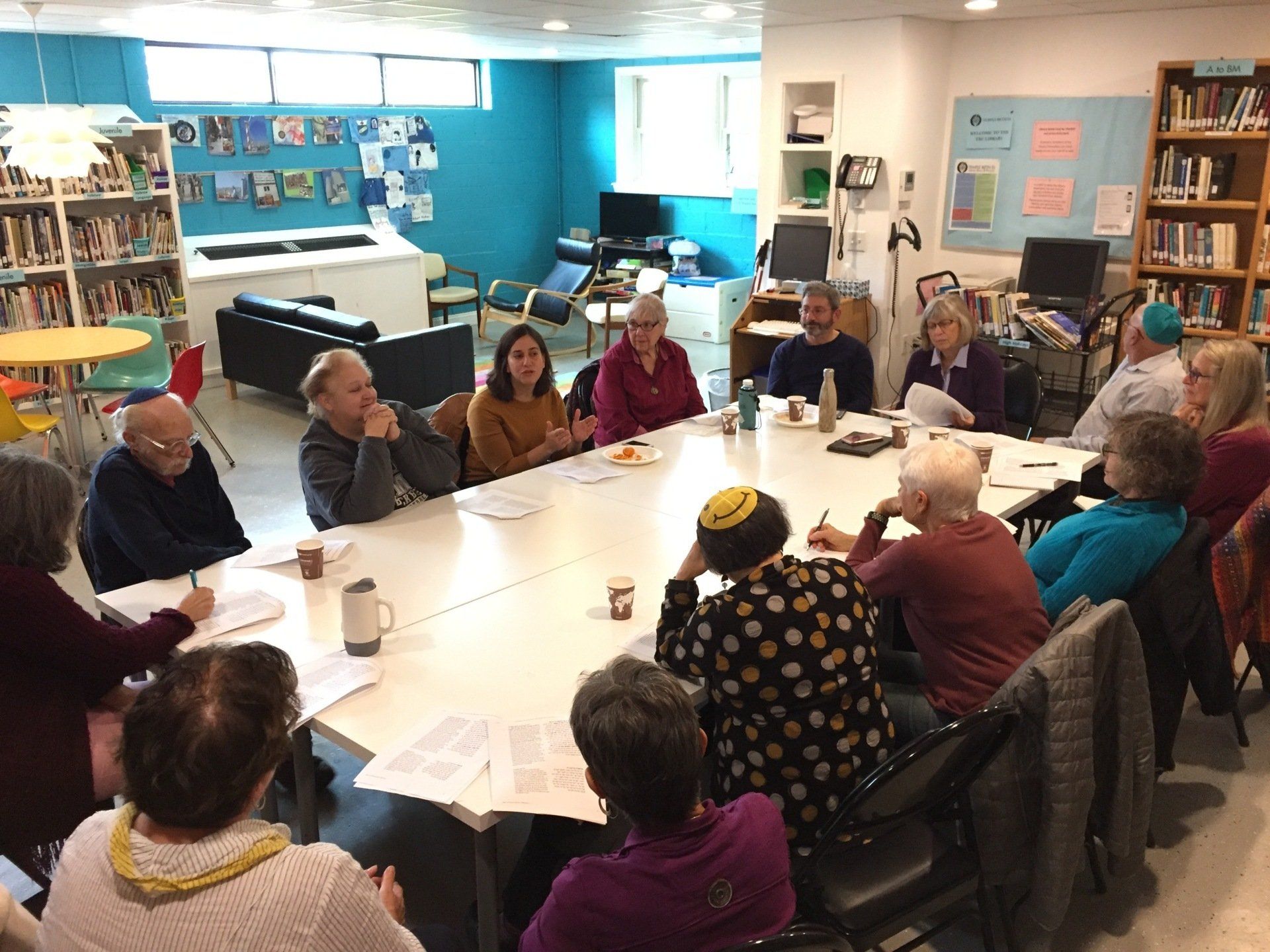 Photo of people at a table