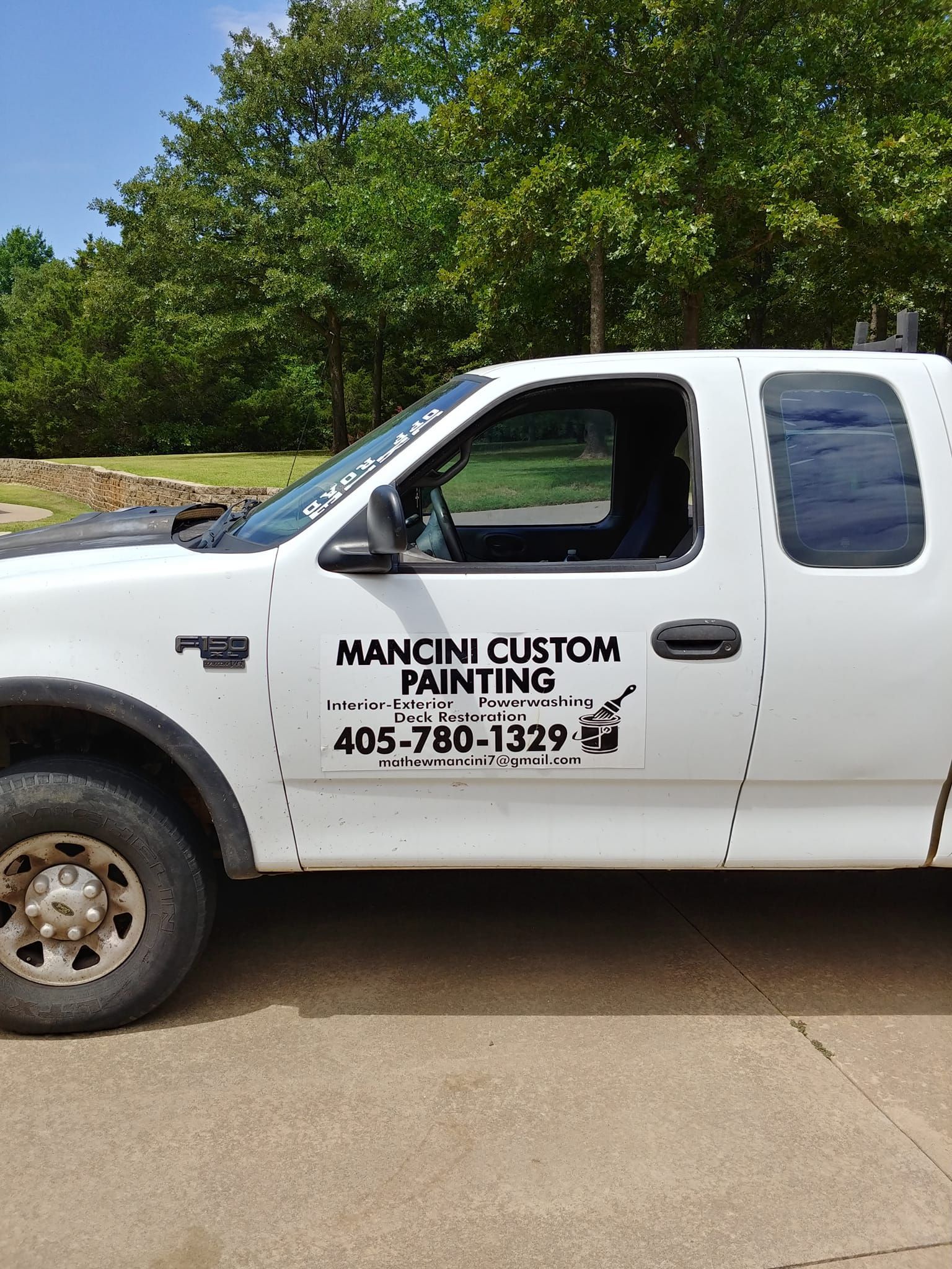 Mancini Custom Painting service vehicle
