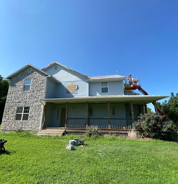 Exterior painted by a painting contractor near Edmond OK