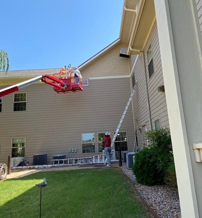 Residential vinyl siding project in Stillwater, OK.