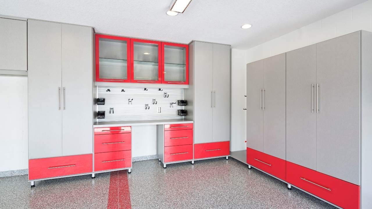 painting garage cabinets