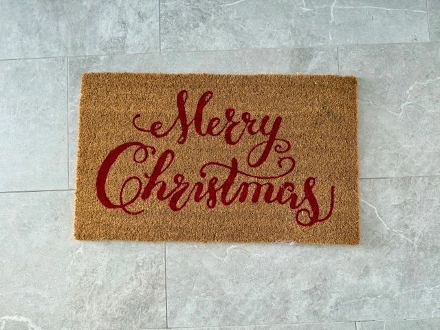 Brown doormat with