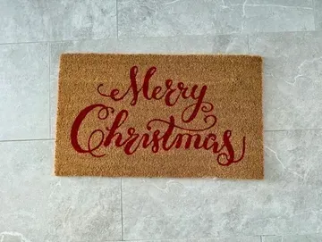 Brown doormat with