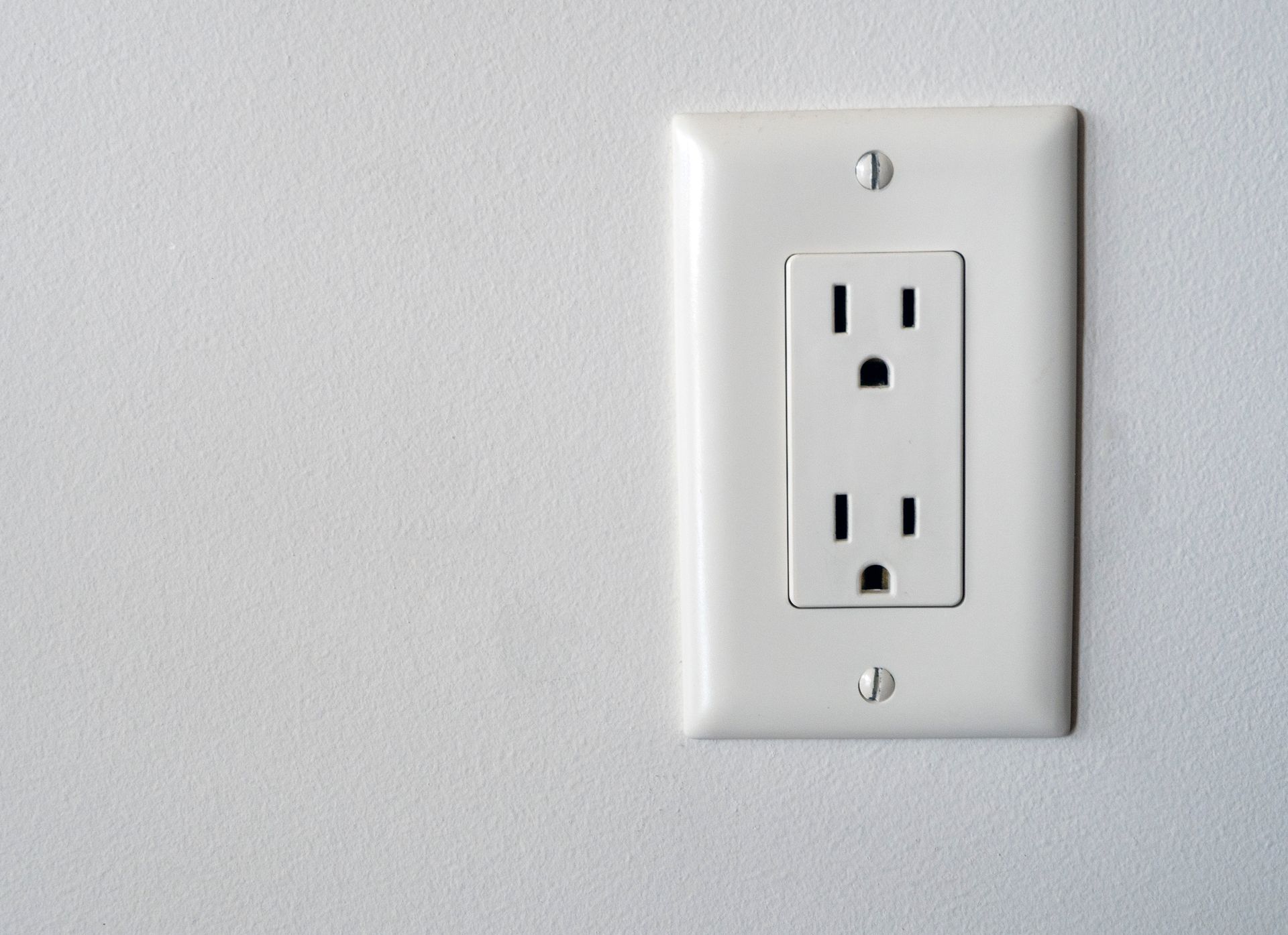 outlet in a wall