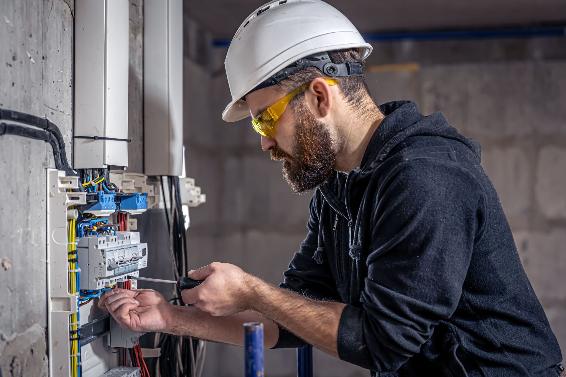 Electrical Work Being done by a licensed professional.