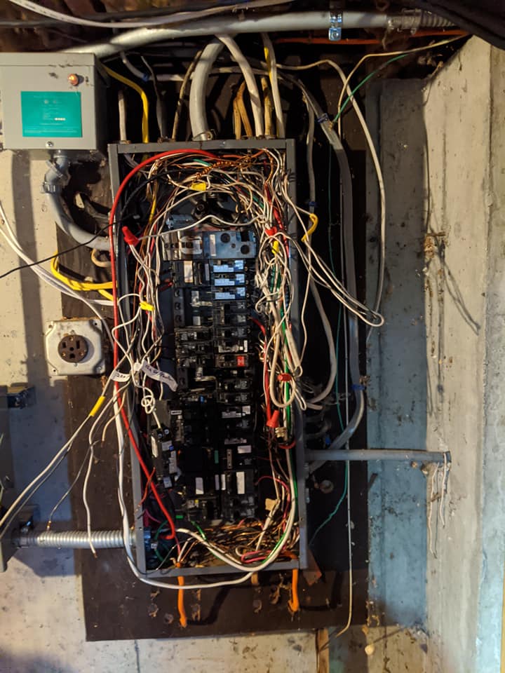 electrical service upgrade DYI error