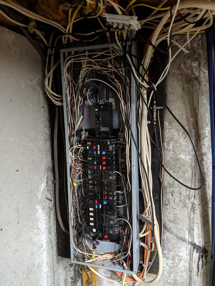 failing electrical panel