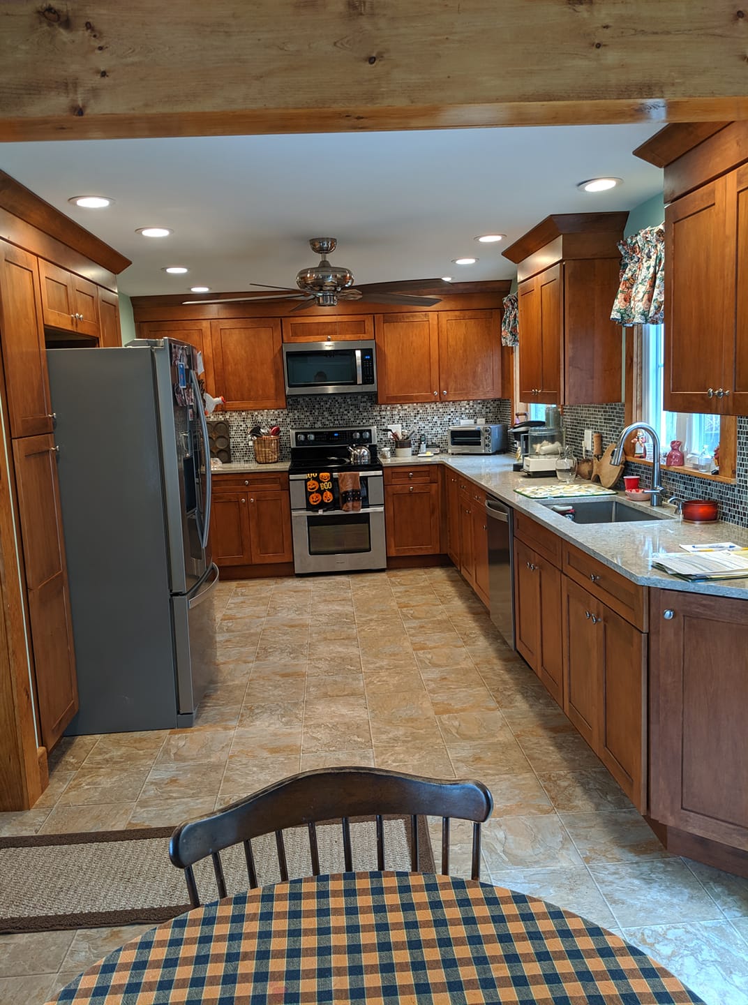 kitchen electrical recessed lighting installation