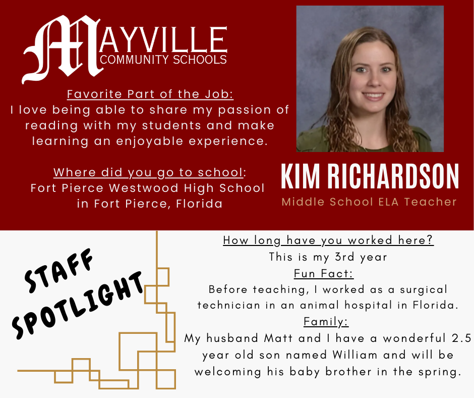 Staff Spotlight
Kim Richardson