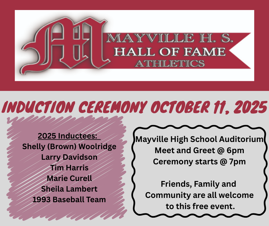 Athletics Hall of Fame induction Ceremony - October 11, 2025 at 6 pm
