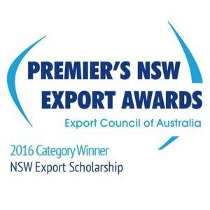 A logo for the premier 's nsw export awards LIFECELL products
