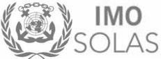 A black and white logo for imo solas with an anchor and laurel wreath. LIFECELL products