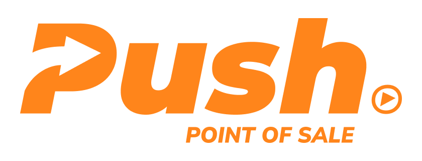 PushPOS Point of Sale logo in orange