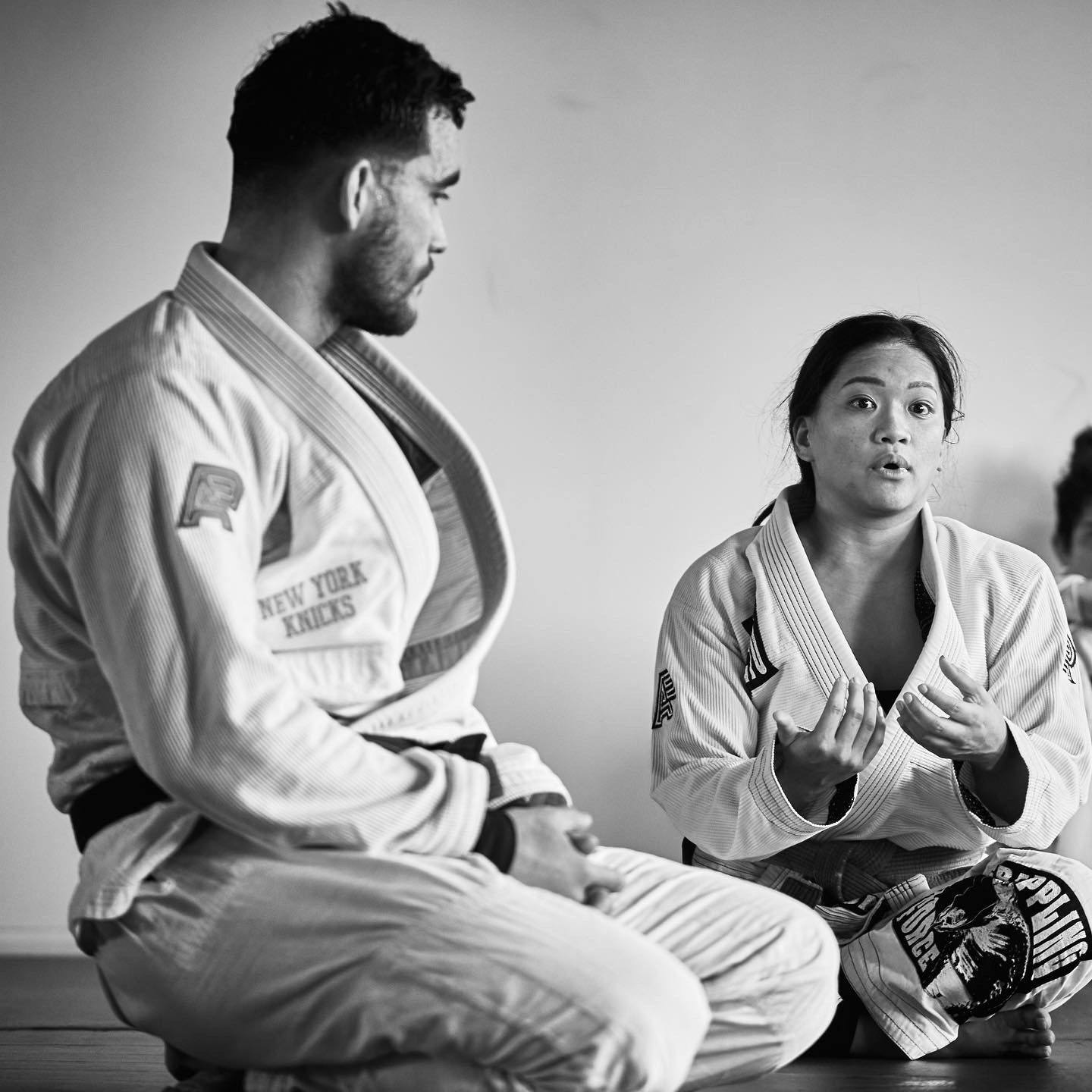 Students practice calm breathing and controlled grappling at Breathe Jiu Jitsu in Yaphank, NY for stress relief