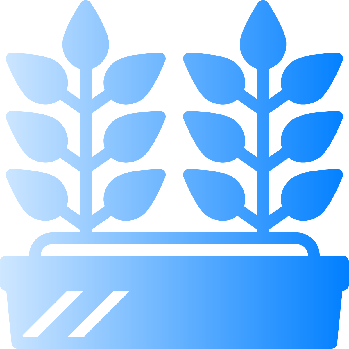 Garden bed maintenance icon