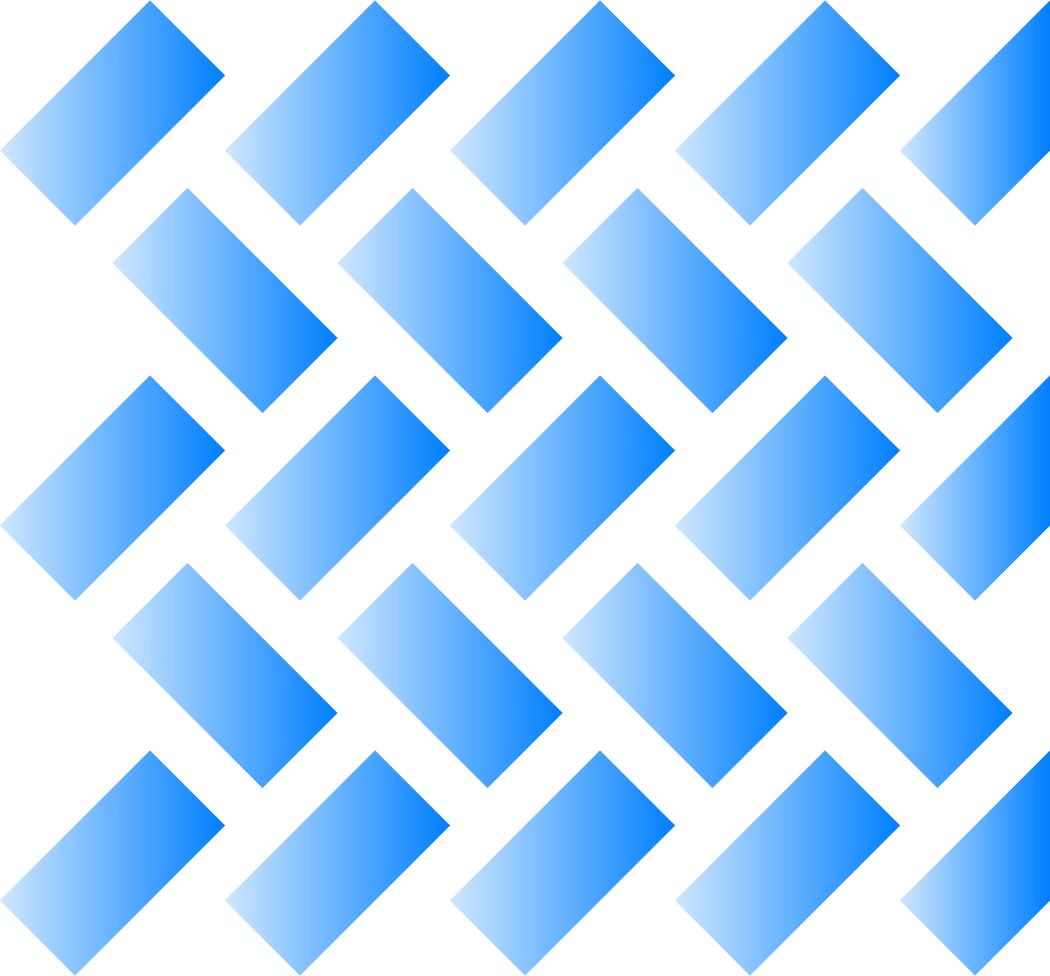 A pattern of blue squares on a white background