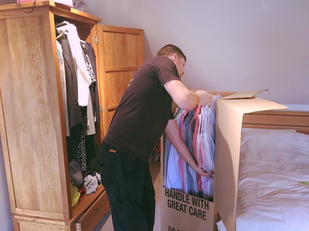 Removals Wardrobe Packing