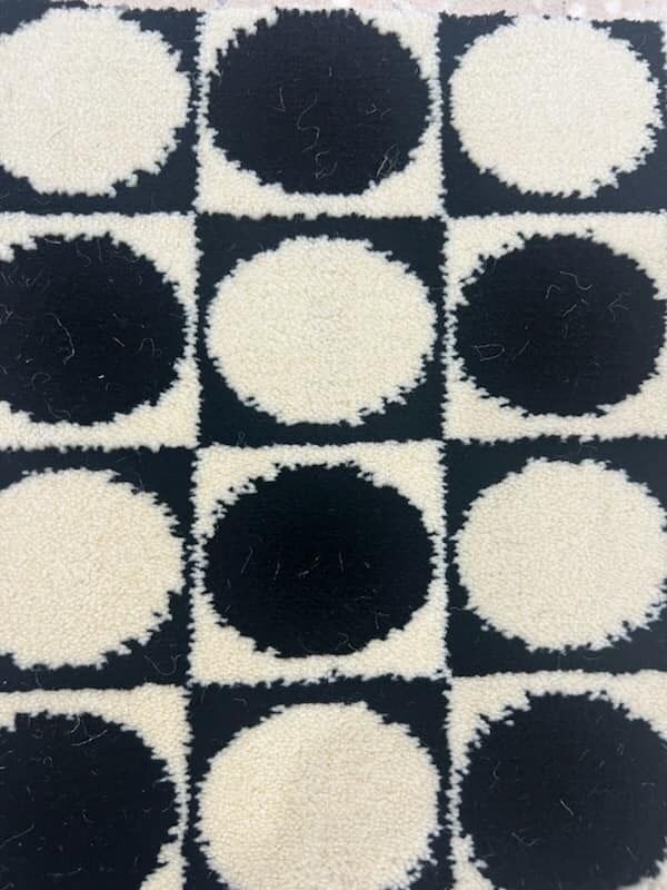 Carpet with Geometric Pattern