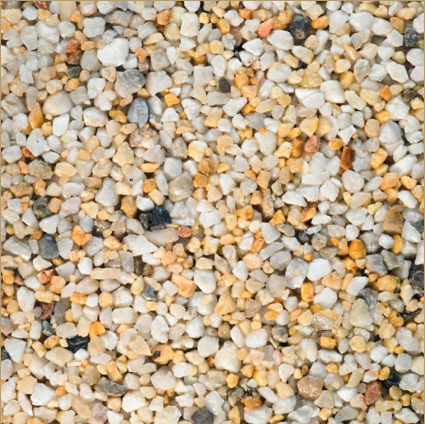 White gold resin driveway colour blend.