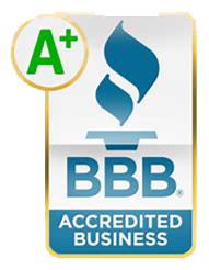 A+ BBB Accredited Business badge