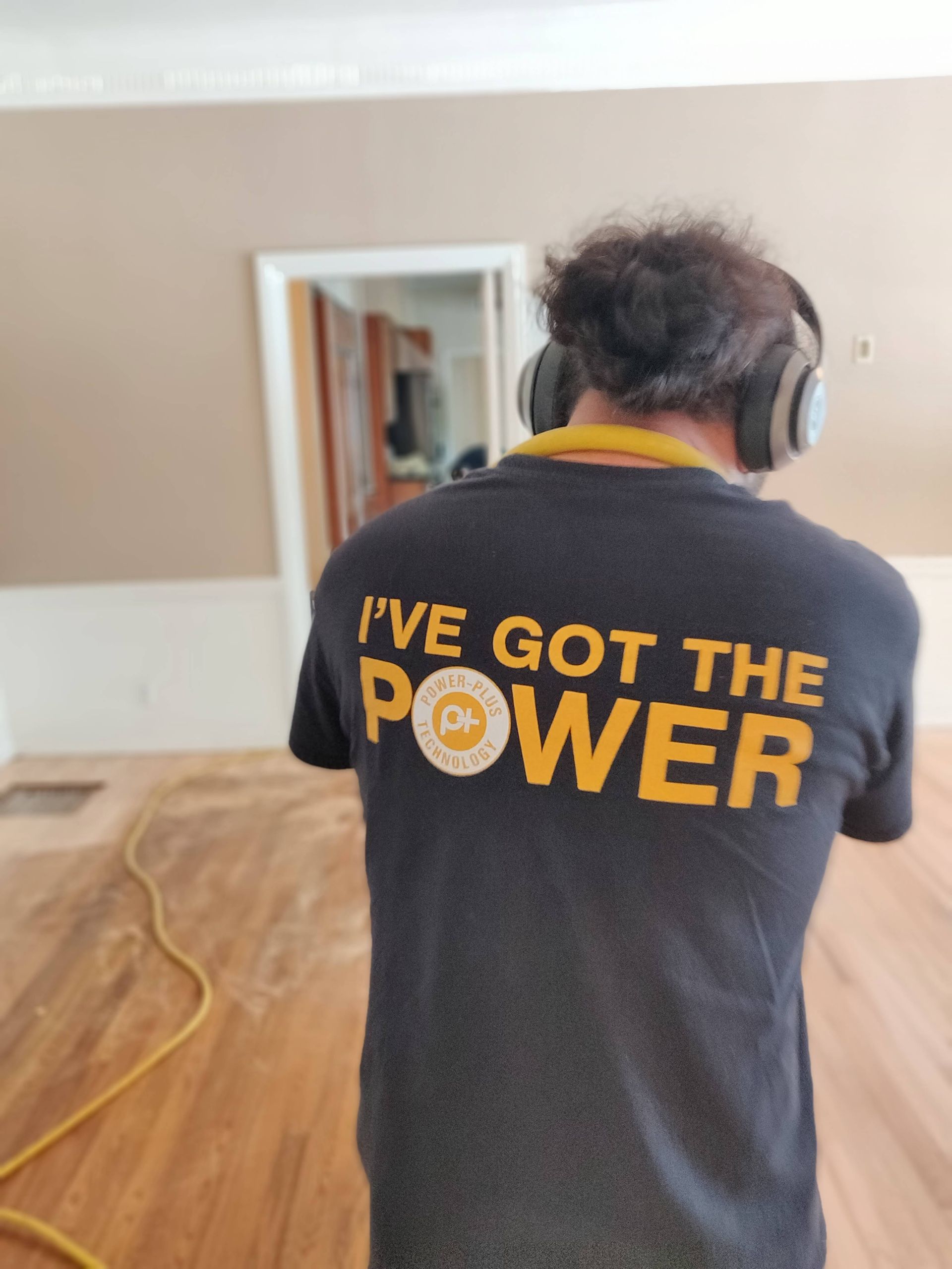 Man working on floor