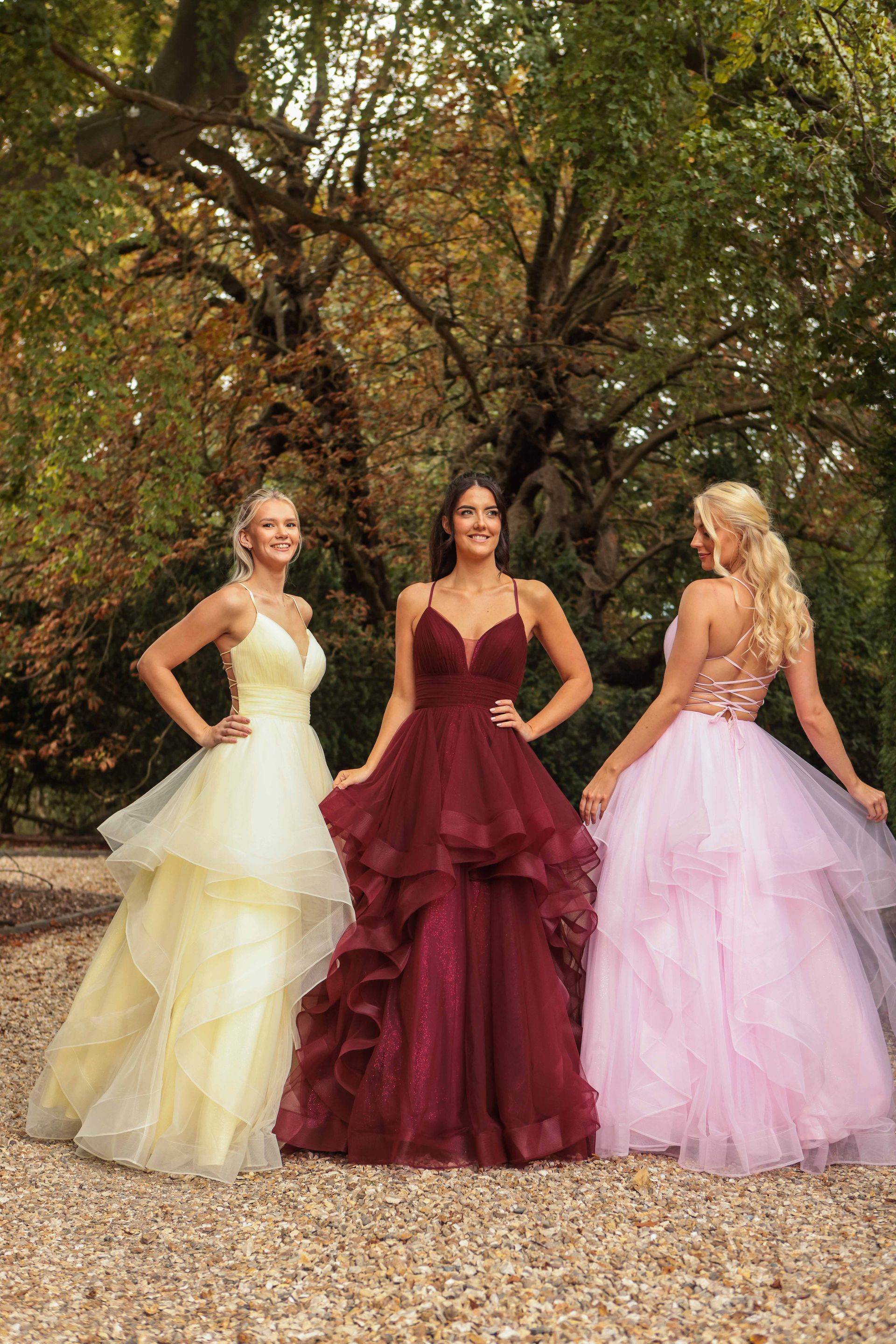 Lemon, Burgundy, and Pink