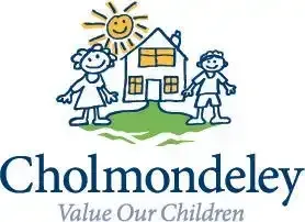 A logo for cholmondley value our children