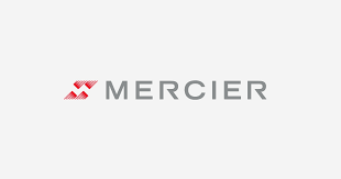 The mercier logo is on a white background.