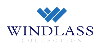 The windlass collection logo has a blue w on it