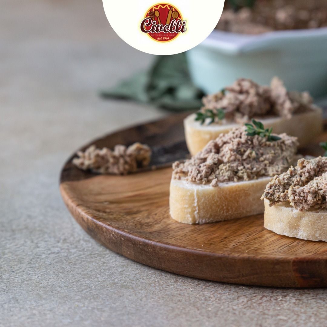 Bruschetta con patè per servizio di catering a Milano