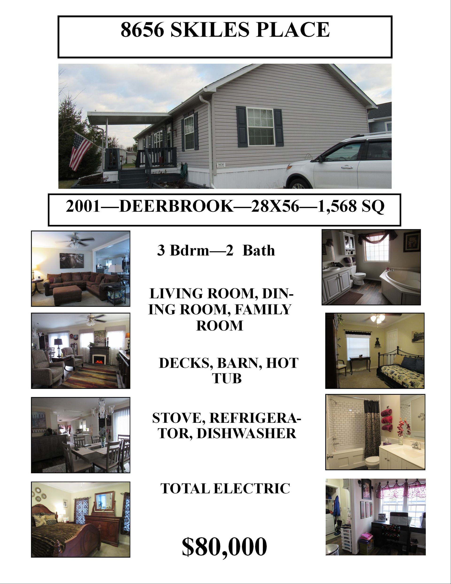 Homes for Sale Lake Of The Pines Mobile Home Park Indianapolis, Indiana