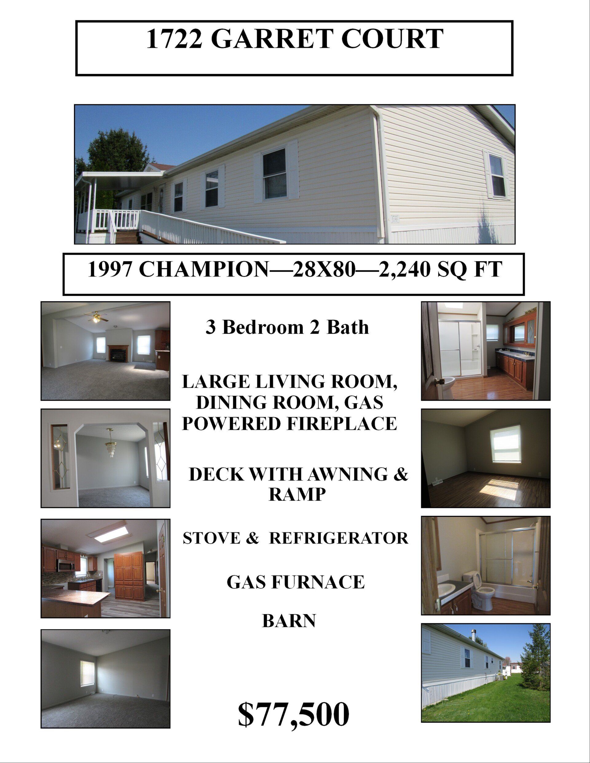 Homes for Sale Lake Of The Pines Mobile Home Park Indianapolis, Indiana