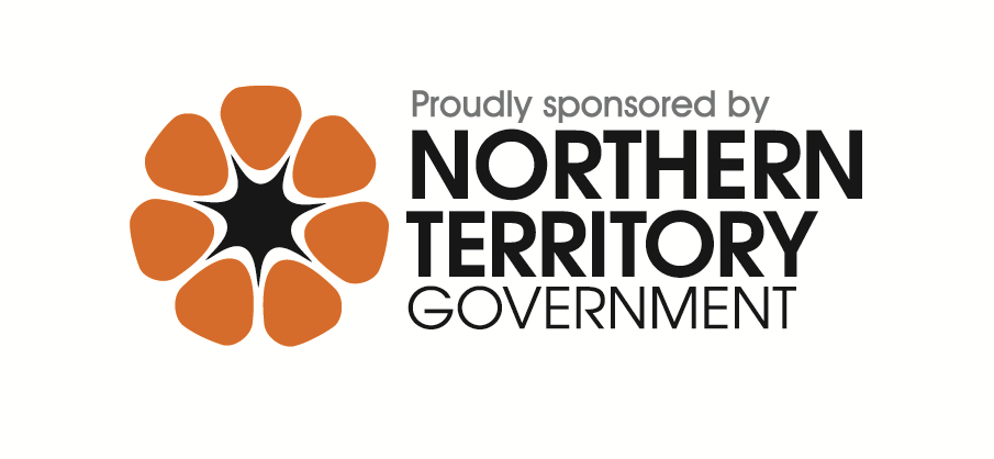 The Northern Territory Government logo, featuring a stylized orange flower icon and text stating 