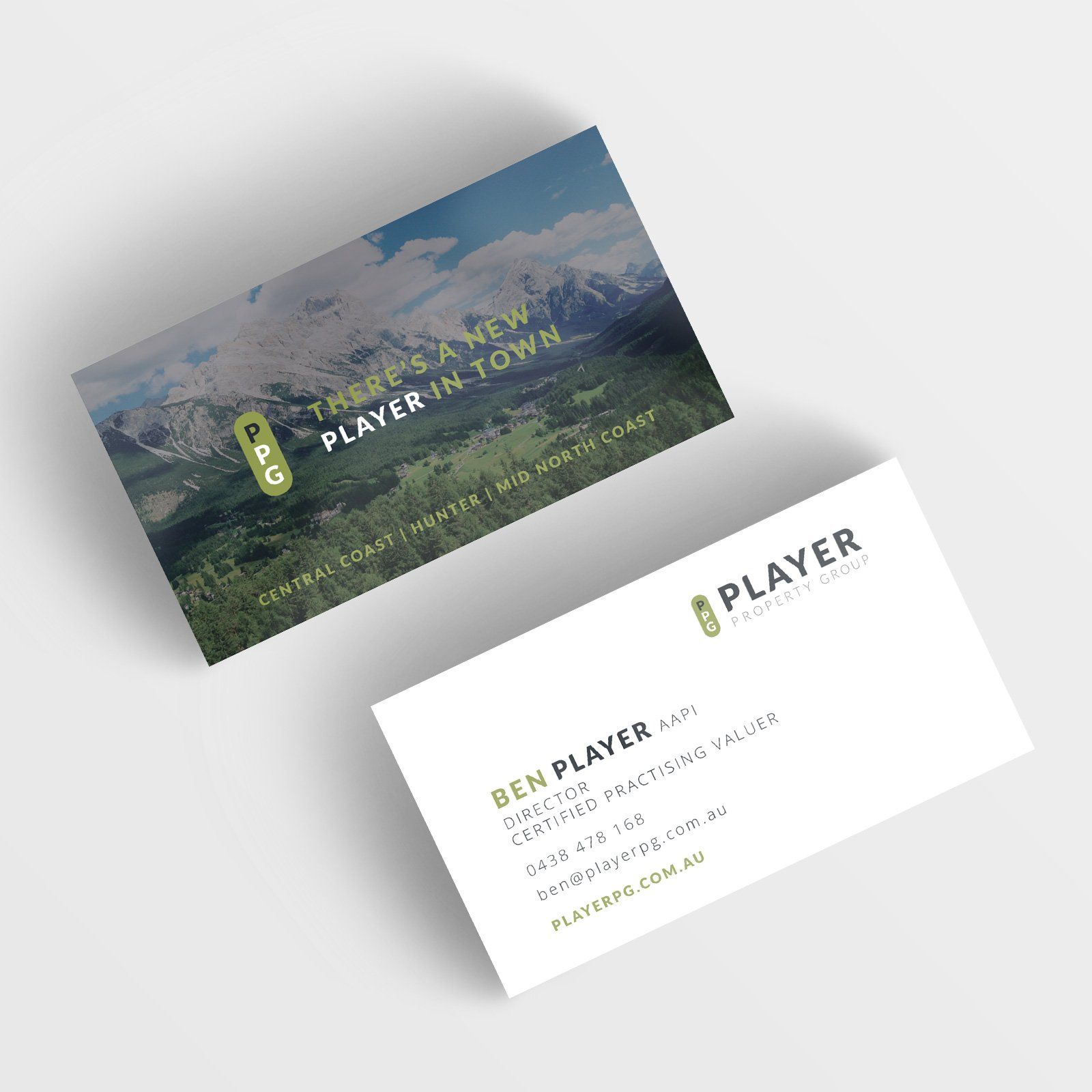 Player Property Group Business Cards