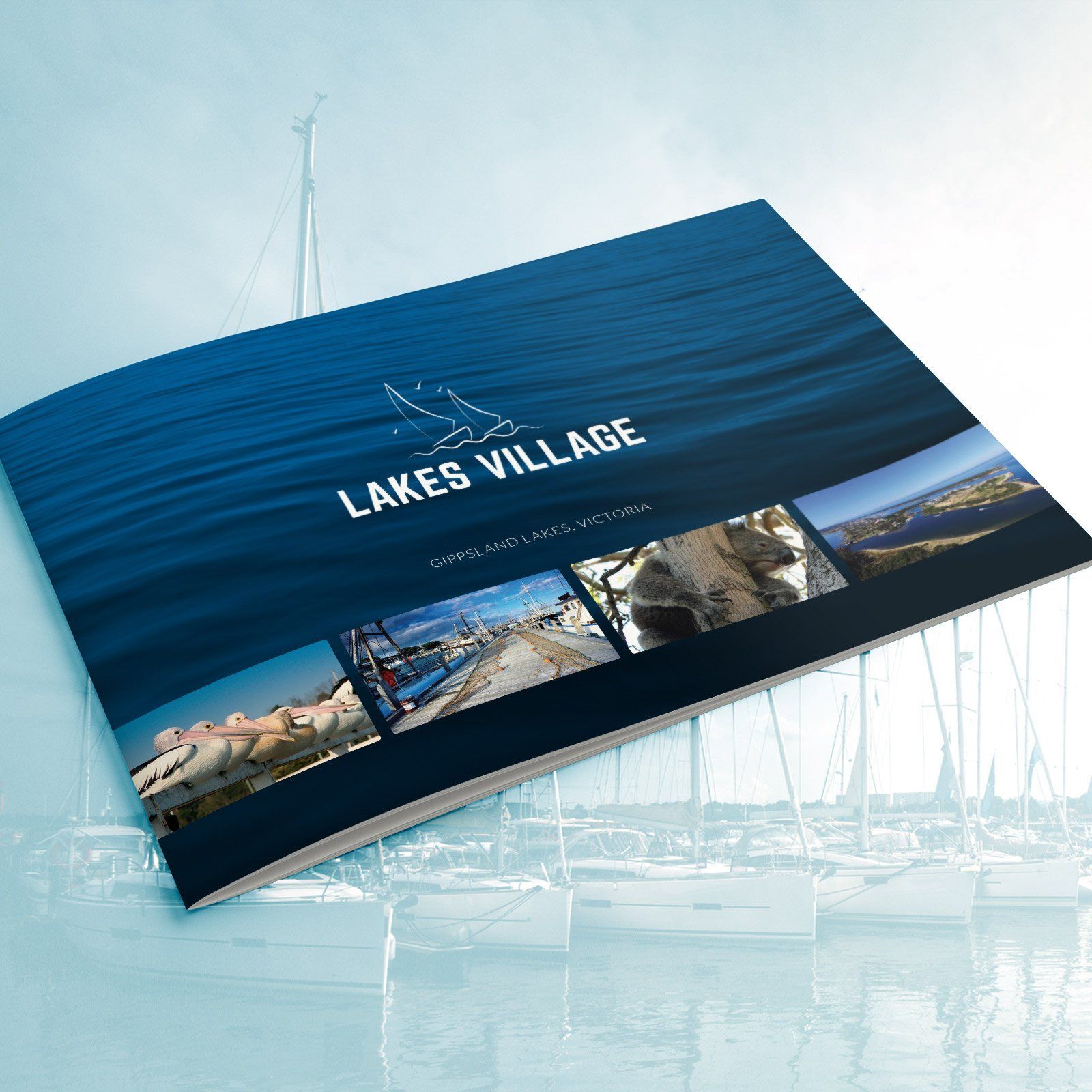 Lakes Village Brochure Design